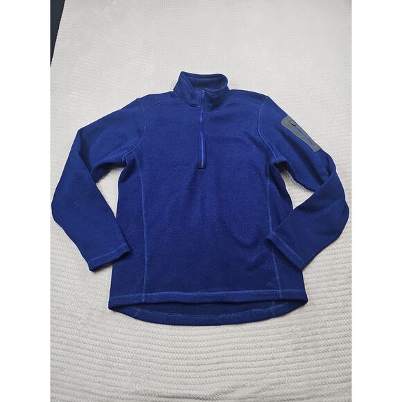 Eddie Bauer Other - Eddie Bauer Shirt Mens Large Blue Quarter Zip Pull Over Fleece